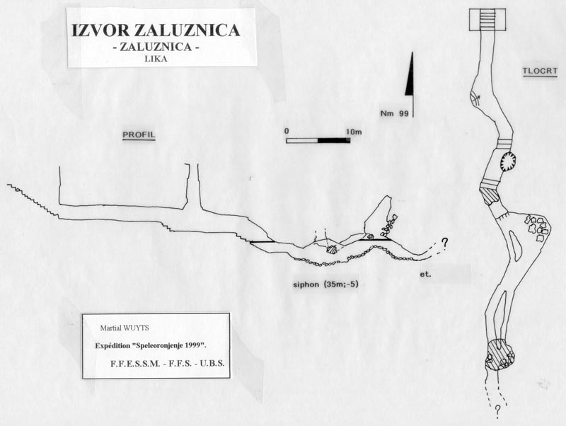 topo Exp� Speleoronjenje 1999